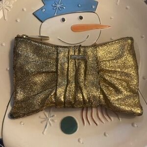 Kate Spade clutch, gold